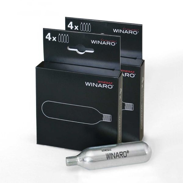WINARO® WINEGAZ - 2 x 4 Stück „best wine anytime“