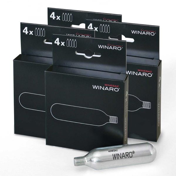 WINARO® WINEGAZ - 4 x 4 Stück „best wine anytime“